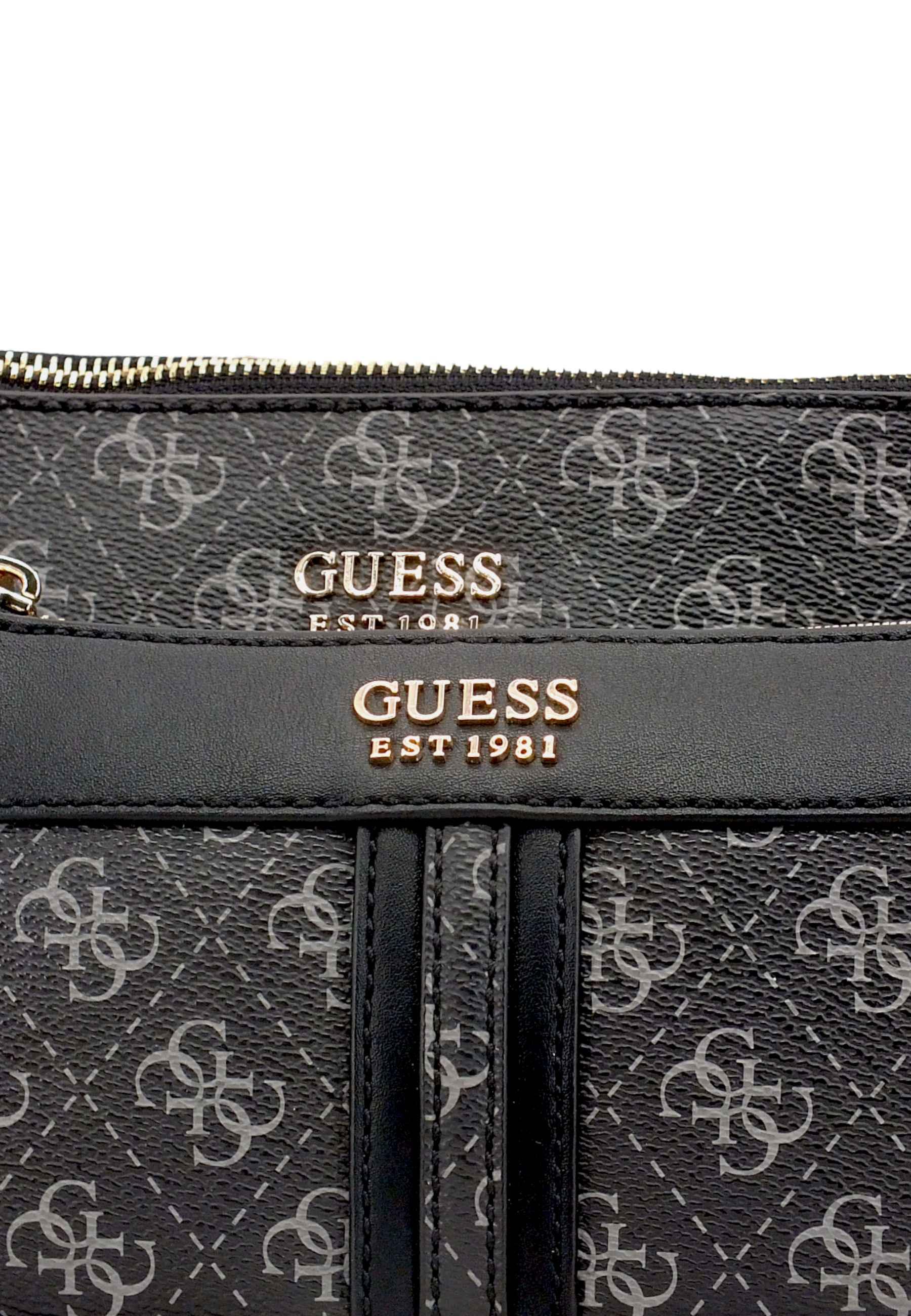GUESS Borsa Tracolla Kasinta Mini Grigio Coal Multi SG840570 - Sandrini Calzature e Abbigliamento