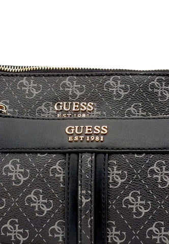 GUESS Borsa Tracolla Kasinta Mini Grigio Coal Multi SG840570 - Sandrini Calzature e Abbigliamento