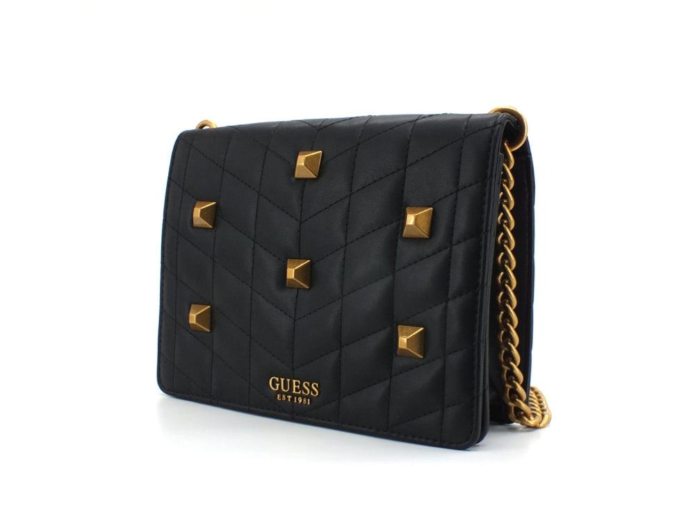GUESS Brera Borsa Crossbody Tracolla Borchie Black QB840419 - Sandrini Calzature e Abbigliamento