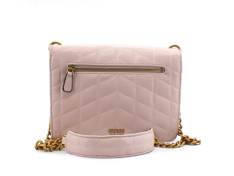 GUESS Brera Borsa Crossbody Tracolla Borchie Rosa Almond QB840419 - Sandrini Calzature e Abbigliamento