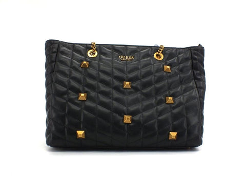 GUESS Brera Borsa Tote Shopping Borchie Black QB840423 - Sandrini Calzature e Abbigliamento