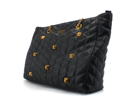 GUESS Brera Borsa Tote Shopping Borchie Black QB840423 - Sandrini Calzature e Abbigliamento