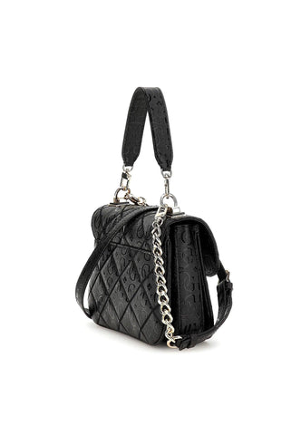 GUESS Caddie Borsa Top Handle Black GG878319 - Sandrini Calzature e Abbigliamento