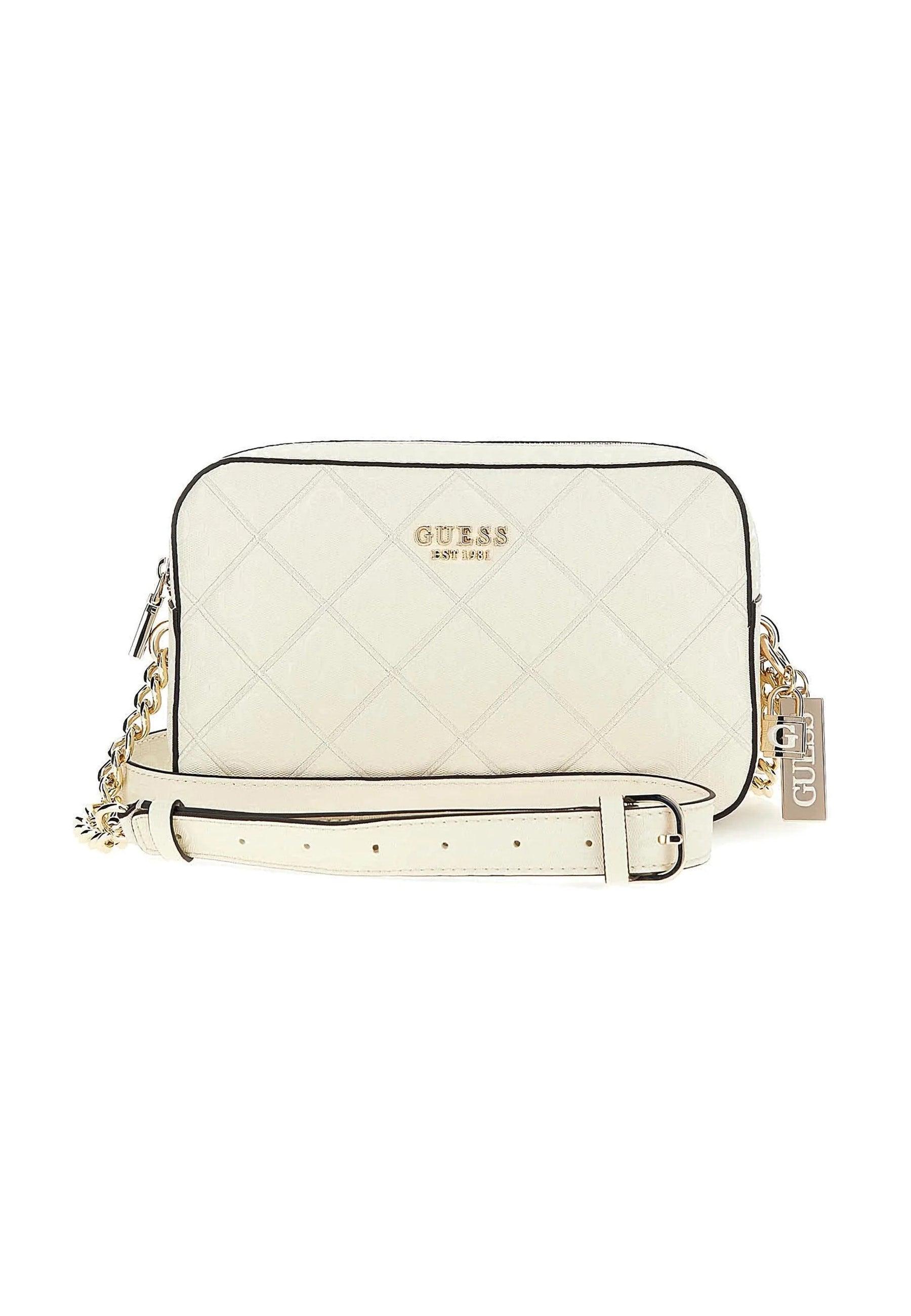GUESS Caddie Borsa Tracolla Stone Bianco GG878314 - Sandrini Calzature e Abbigliamento