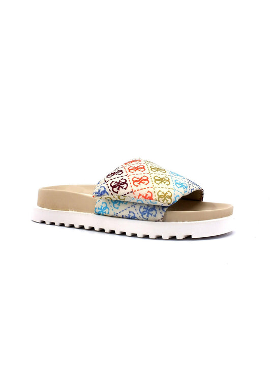GUESS Ciabatta Donna Fantasia Multi FL6FZYFAL19 - Sandrini Calzature e Abbigliamento
