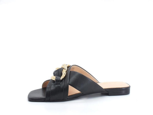 GUESS Ciabatta Fasce Catena Gold Black FL6SAMLEM03 - Sandrini Calzature e Abbigliamento