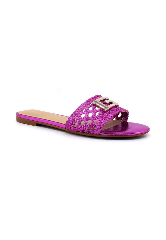 GUESS Ciabatta Intreccio Donna Fuxia FL6TSSELE19 - Sandrini Calzature e Abbigliamento