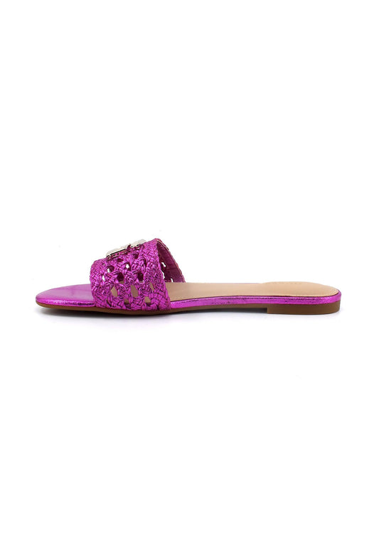 GUESS Ciabatta Intreccio Donna Fuxia FL6TSSELE19 - Sandrini Calzature e Abbigliamento