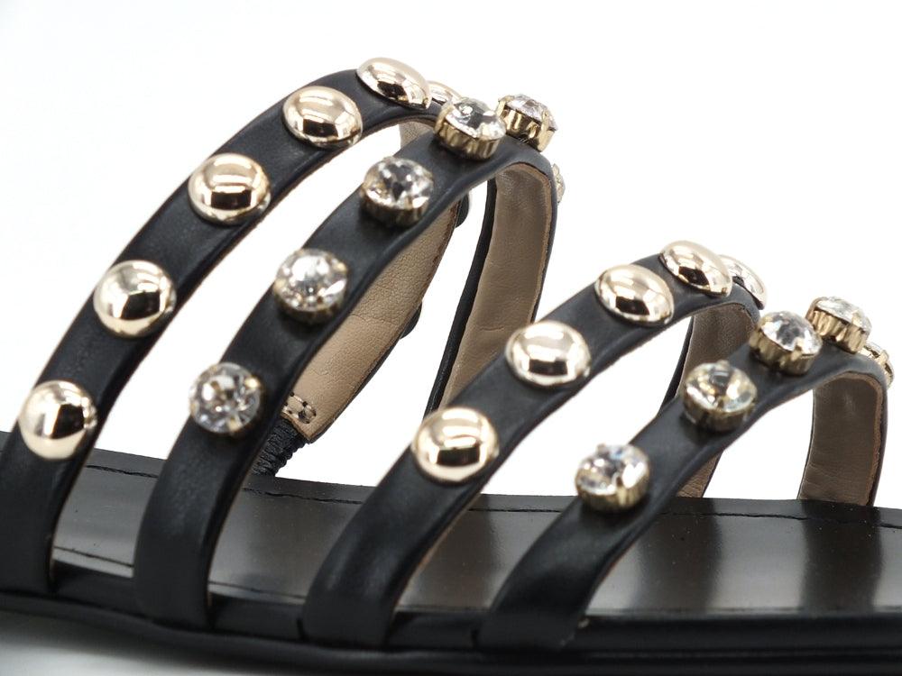 GUESS Ciabatta Listini Borchie Pietre Black FL6CEVELE19 - Sandrini Calzature e Abbigliamento