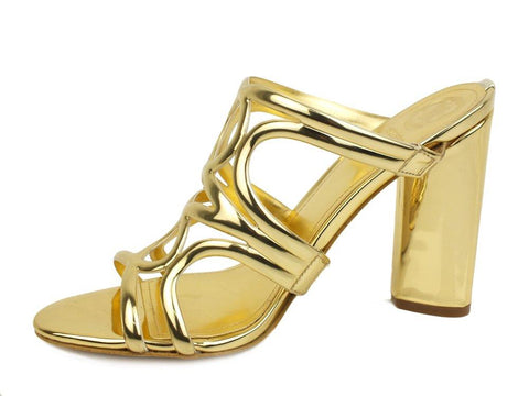 GUESS Ciabatta Tacco Gold FLAT32LEL19 - Sandrini Calzature e Abbigliamento