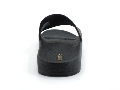GUESS Ciabatta Uomo Logo Lion Black FM6RLEELE19 - Sandrini Calzature e Abbigliamento