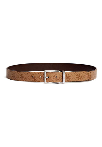Guess Cintura Reversibile Uomo Beige Brown BM7541LEA35 - Sandrini Calzature e Abbigliamento