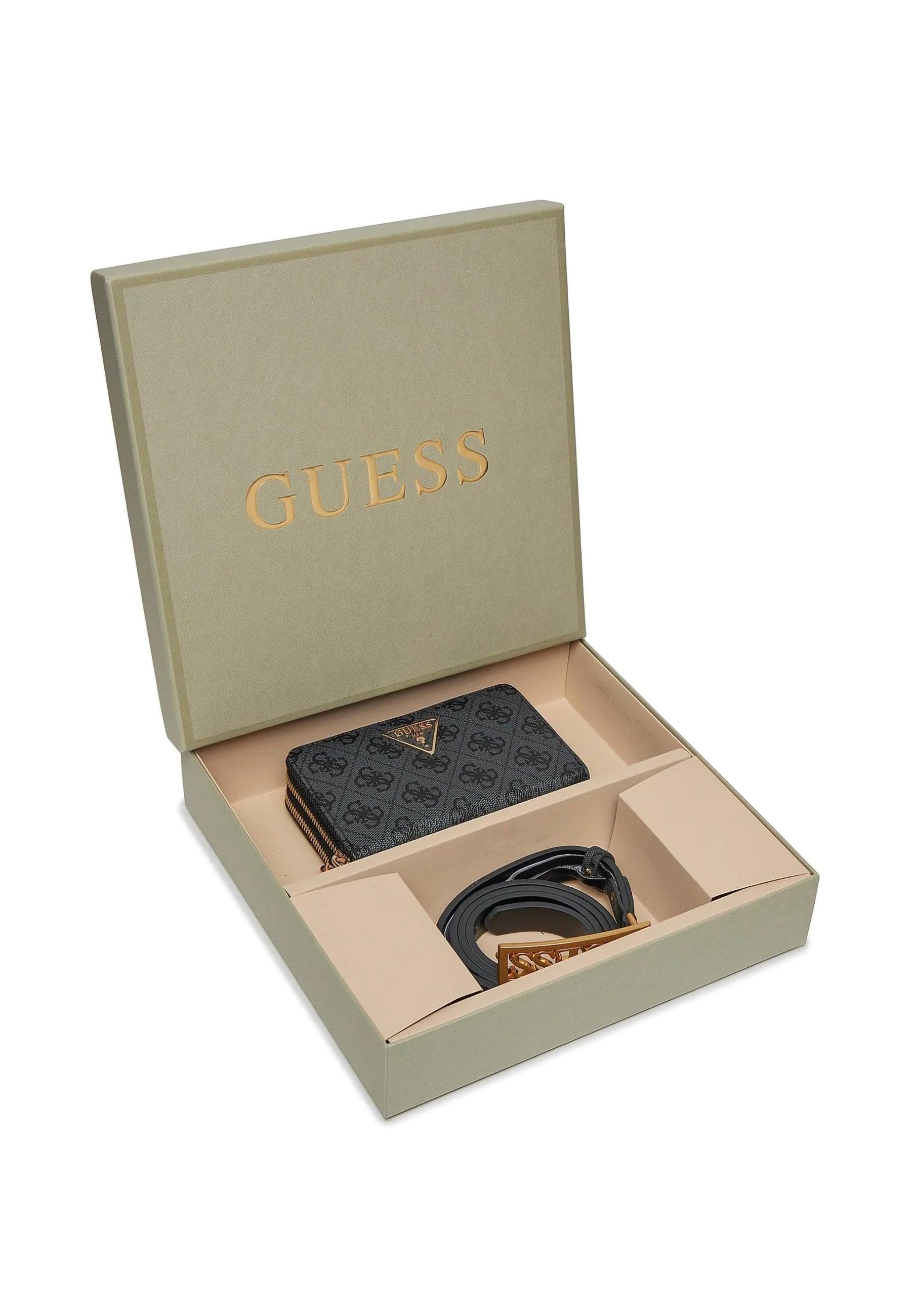 GUESS Cofanetto Portafoglio Cintura Donna Coal Logo GFBOXWP3306 - Sandrini Calzature e Abbigliamento