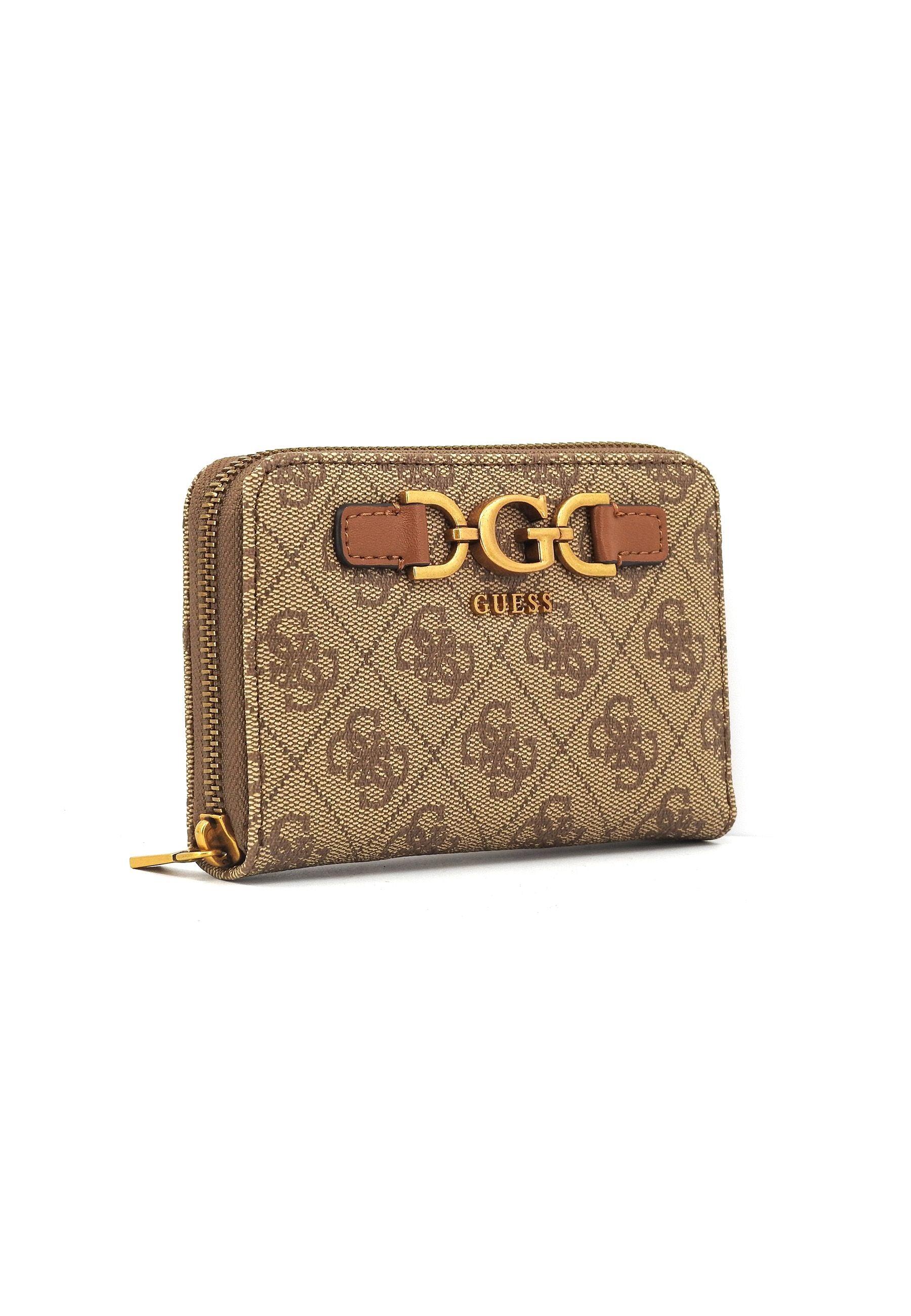 GUESS Dagan SLG Portafoglio Donna Latte Logo Beige SB920240 - Sandrini Calzature e Abbigliamento