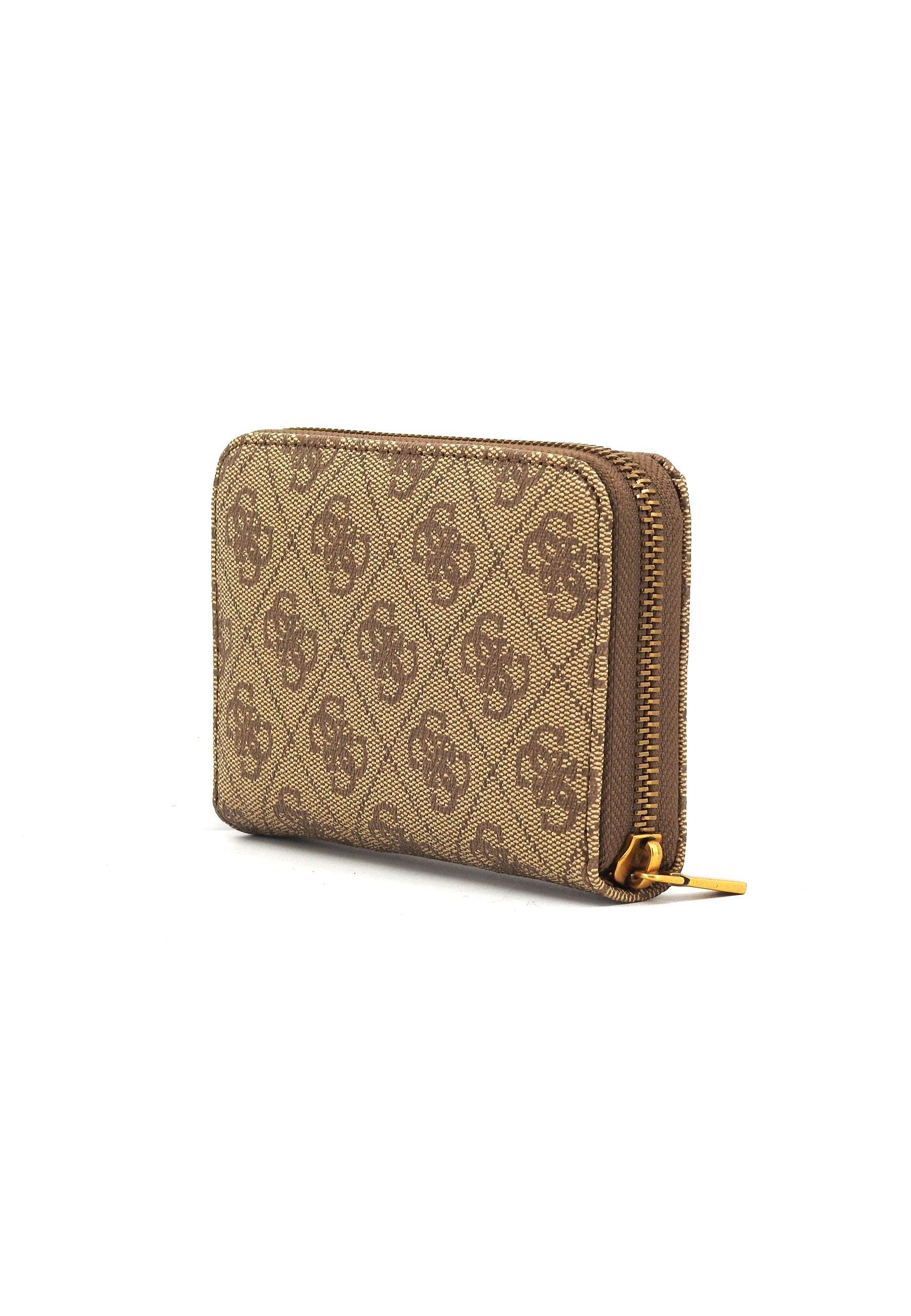 GUESS Dagan SLG Portafoglio Donna Latte Logo Beige SB920240 - Sandrini Calzature e Abbigliamento