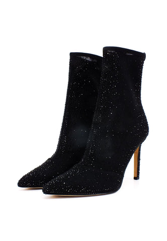 GUESS Décolléte Tronchetto Strass Donna Black FL5SVOSAT10 - Sandrini Calzature e Abbigliamento