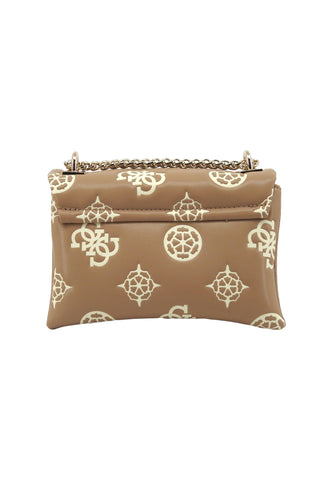 GUESS Dessa Mini Borsa Tracolla Donna Taupe Logo PG931478 - Sandrini Calzature e Abbigliamento