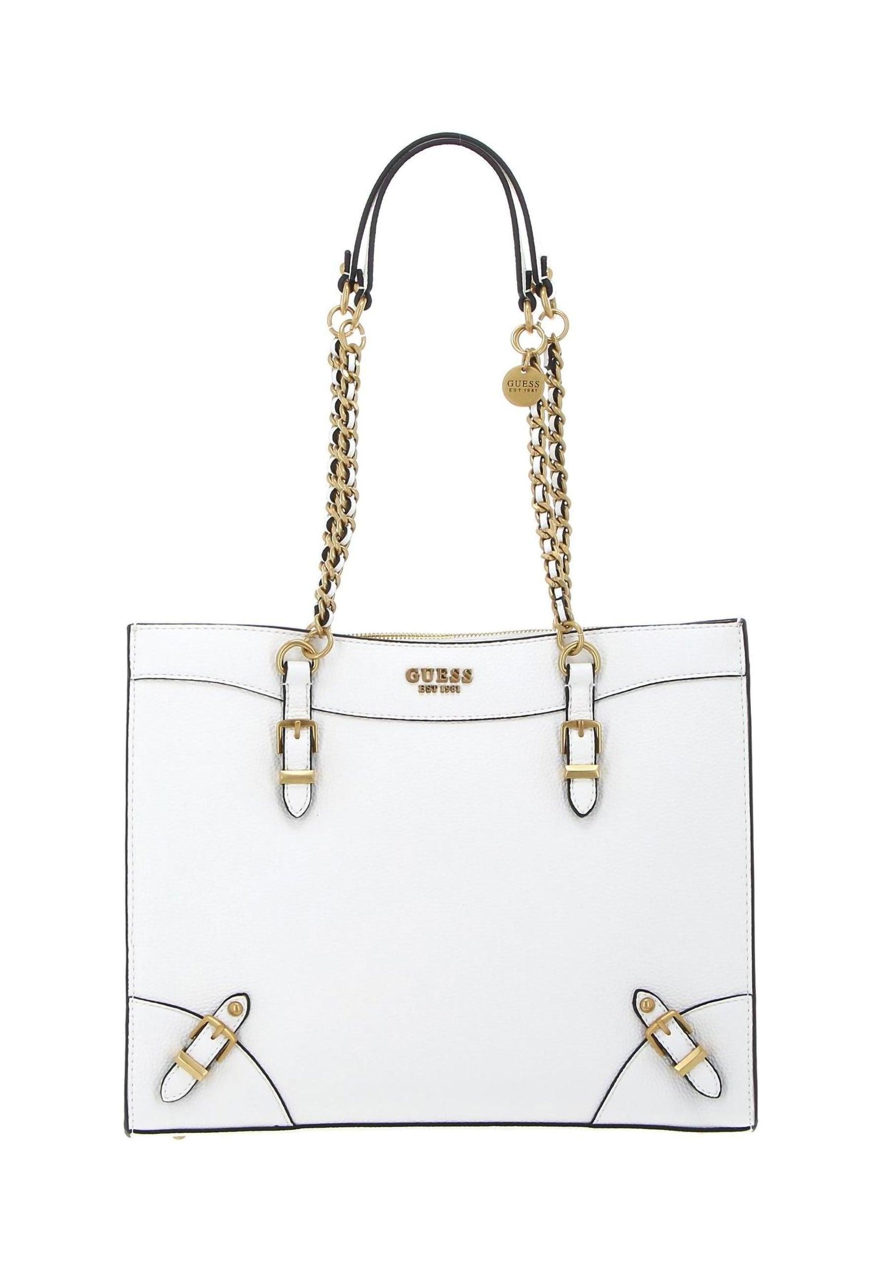 GUESS Didi Borsa Socety Tote White BA874423 - Sandrini Calzature e Abbigliamento