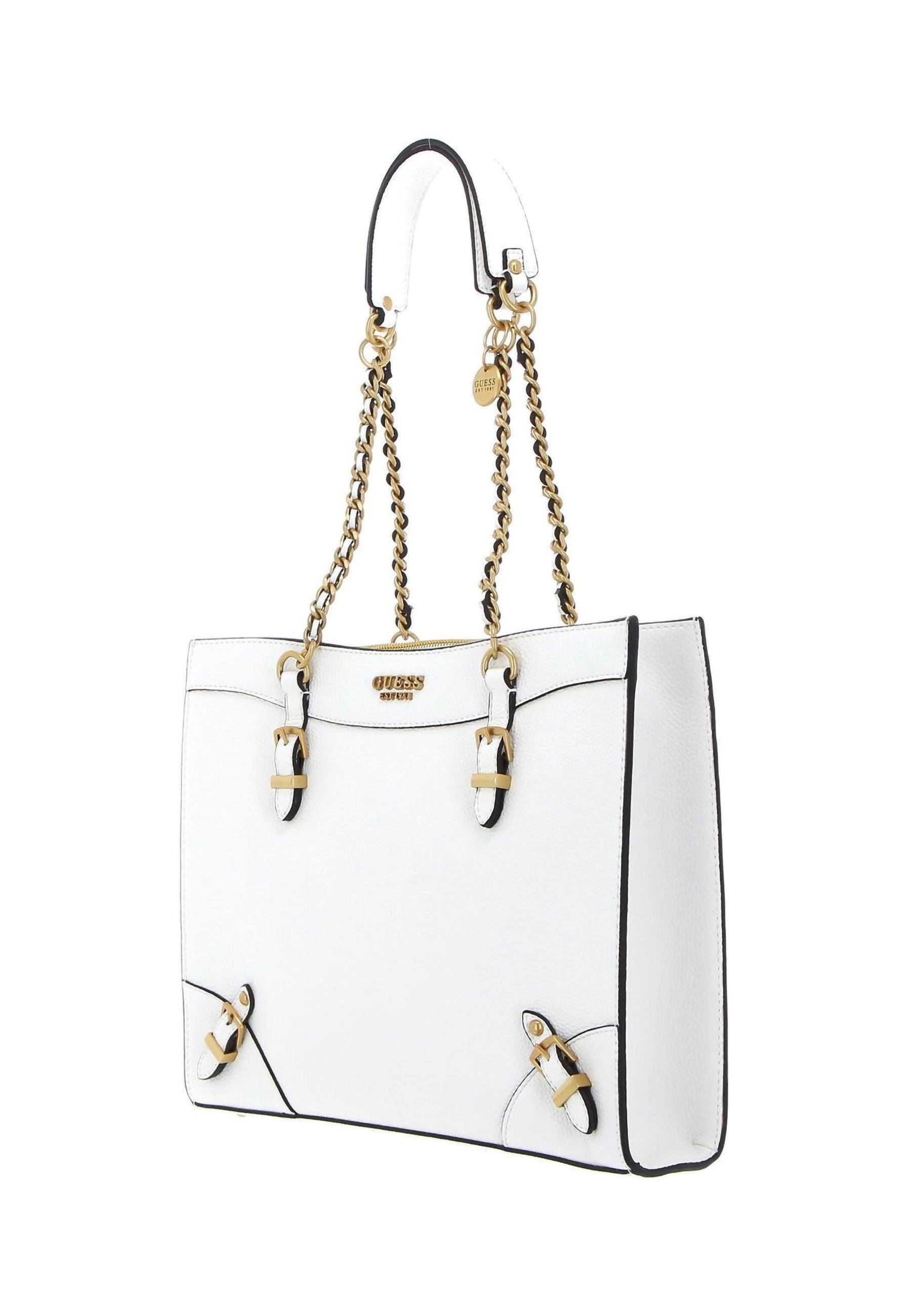 GUESS Didi Borsa Socety Tote White BA874423 - Sandrini Calzature e Abbigliamento