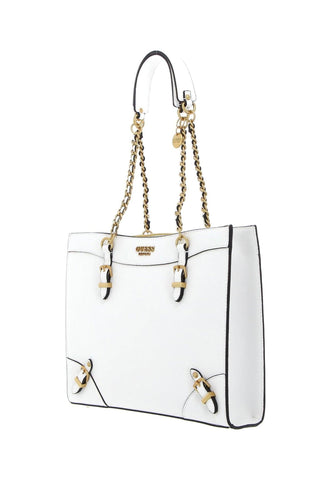 GUESS Didi Borsa Socety Tote White BA874423 - Sandrini Calzature e Abbigliamento