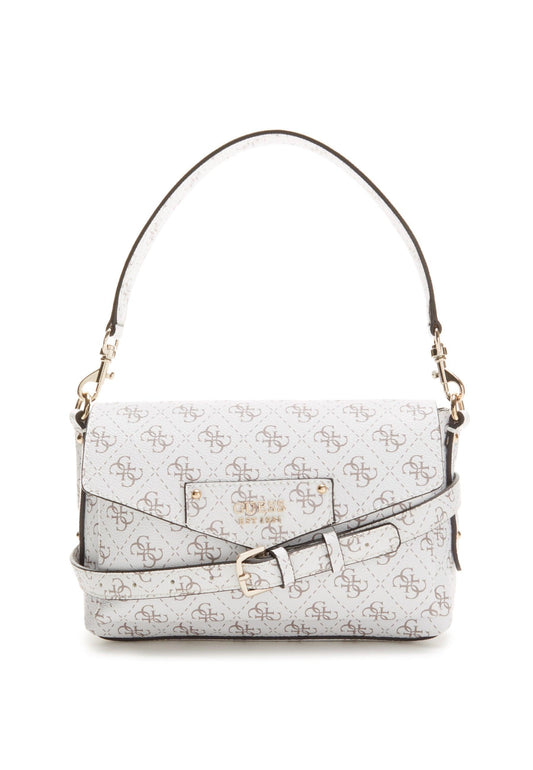 GUESS Eco Brenton Borsa Shoulder White Logo ESG839019 - Sandrini Calzature e Abbigliamento