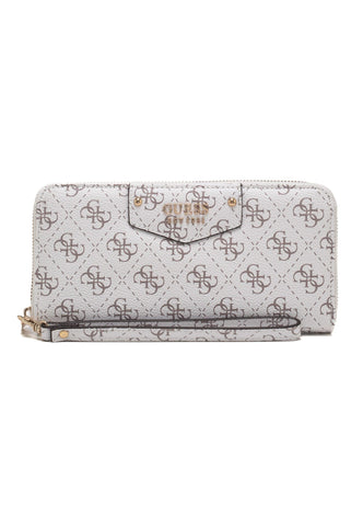 GUESS Eco Brenton Portafoglio Donna White Logo ESG839046 - Sandrini Calzature e Abbigliamento