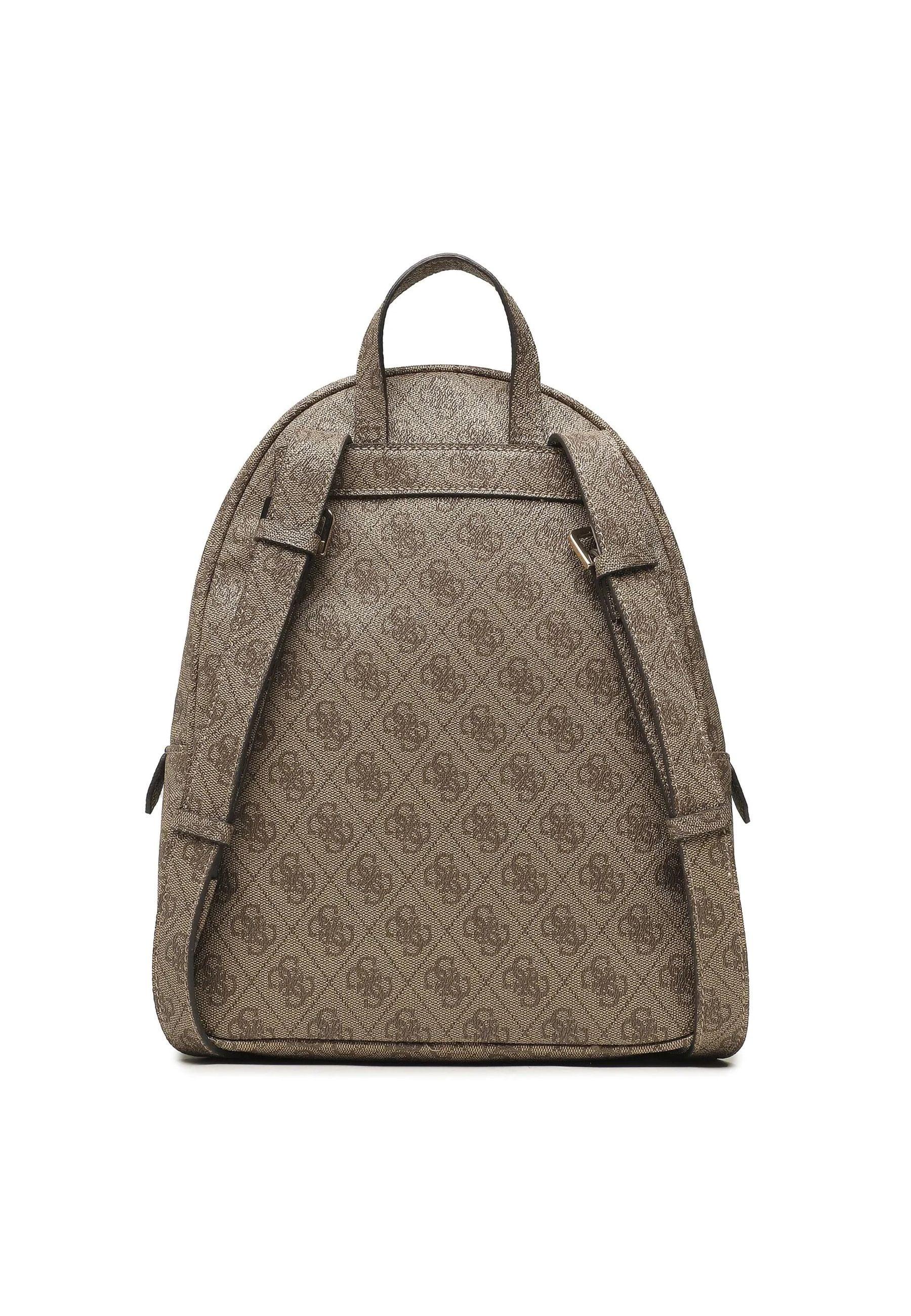 GUESS Eco Elements Zaino Donna Latte Logo Beige EBG876733 - Sandrini Calzature e Abbigliamento