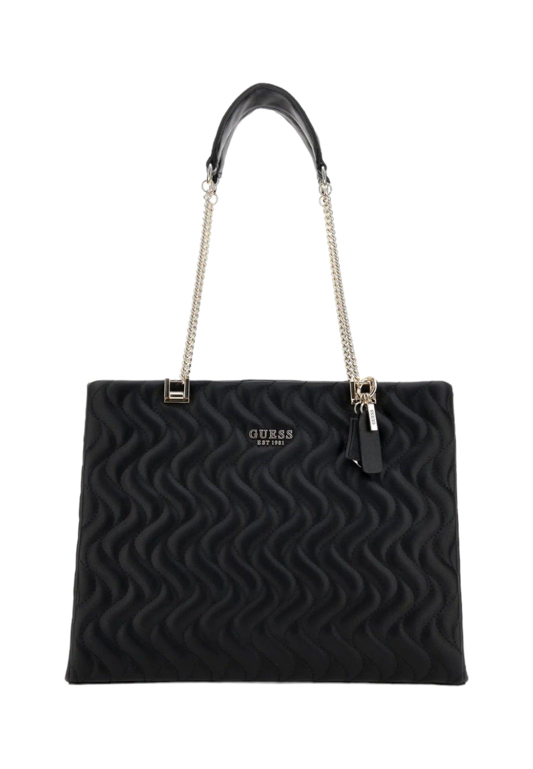 GUESS Eco Mai Borsa Tote Black EQG896923 - Sandrini Calzature e Abbigliamento