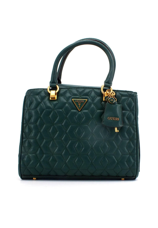 GUESS Elenia Borsa Satchel Forest QB867706 - Sandrini Calzature e Abbigliamento