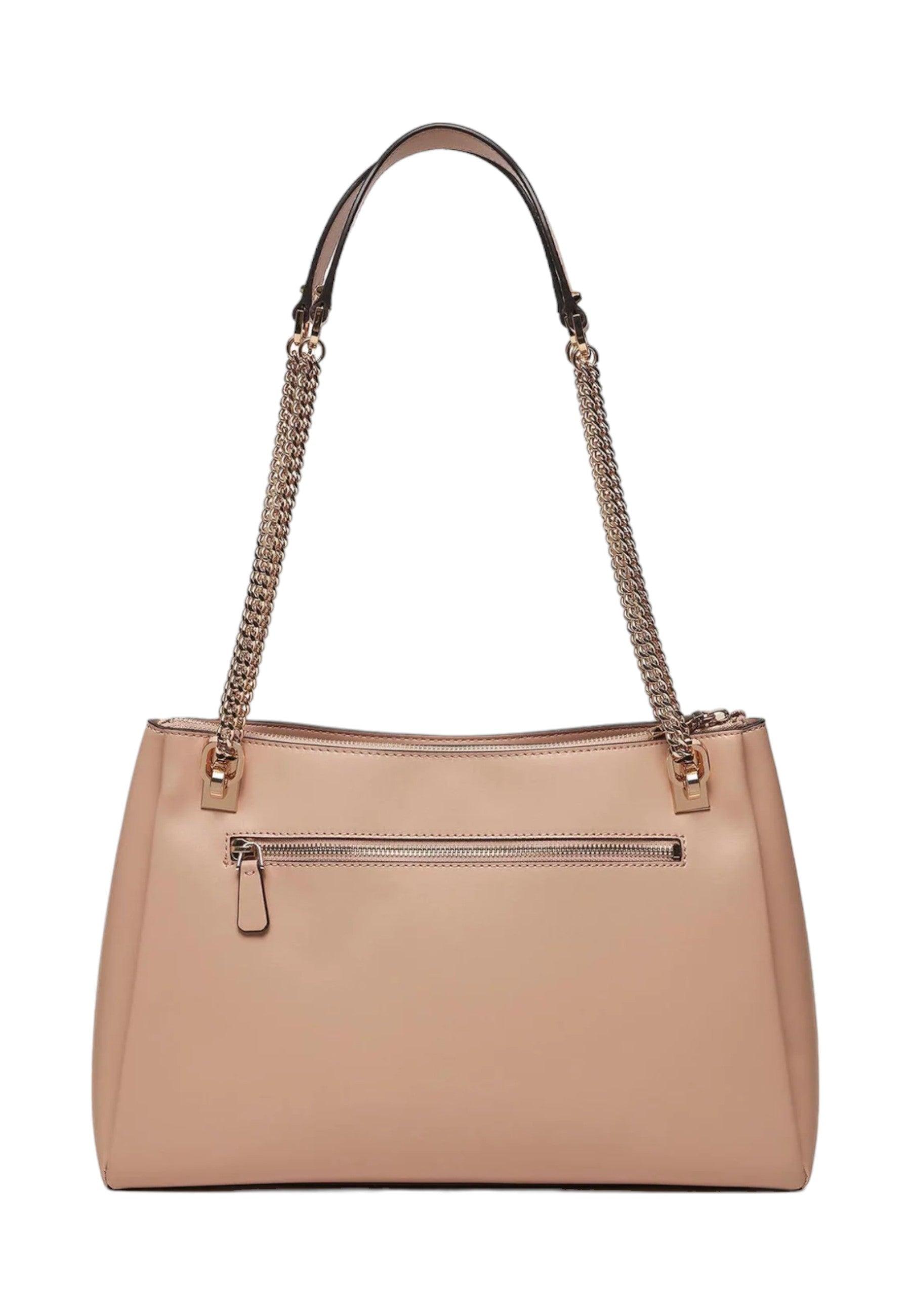 GUESS Eliette Borsa Girlfriend Carryall Donn Light Beige VG922523 - Sandrini Calzature e Abbigliamento