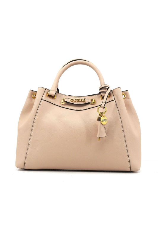 GUESS Emera Borsa Donna Girlfriend Satchel Light Beige VA922106 - Sandrini Calzature e Abbigliamento