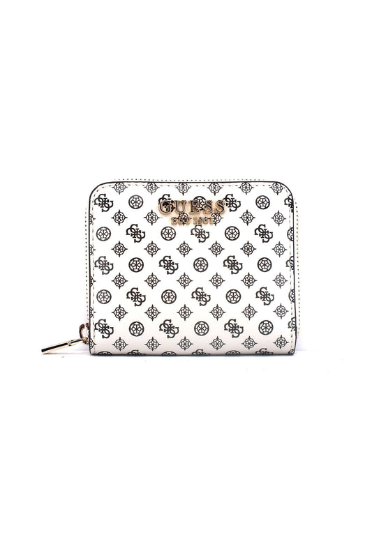 GUESS Emilee SLG Portafoglio Donna Stone Logo Bianco PS886237 - Sandrini Calzature e Abbigliamento