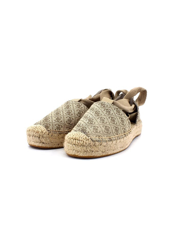 GUESS Espadrillas Loghi Donna Beige Brown FL6JL3FAB14 - Sandrini Calzature e Abbigliamento