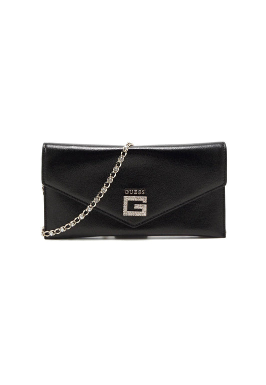 GUESS Ever Flap Clutch Pochette Black BG868770 - Sandrini Calzature e Abbigliamento