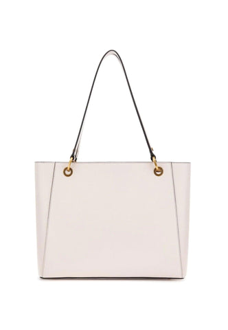 GUESS Fleet Borsa Noel Tote Stone Bianco VB898223 - Sandrini Calzature e Abbigliamento