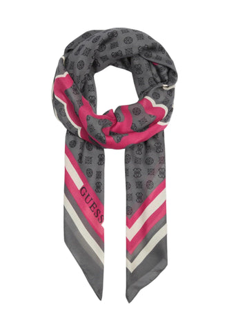 GUESS Foulard Donna Black Logo Fantasia AW5121MOD03 - Sandrini Calzature e Abbigliamento