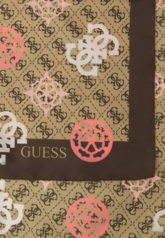 GUESS Foulard Donna Latte Logo Multi AW5099POL03 - Sandrini Calzature e Abbigliamento