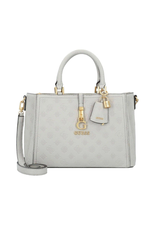 GUESS G James Logo Borsa Girlfirend Satchel Taupe Grigio PD921306 - Sandrini Calzature e Abbigliamento