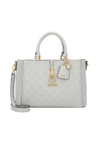 GUESS G James Logo Borsa Girlfirend Satchel Taupe Grigio PD921306 - Sandrini Calzature e Abbigliamento
