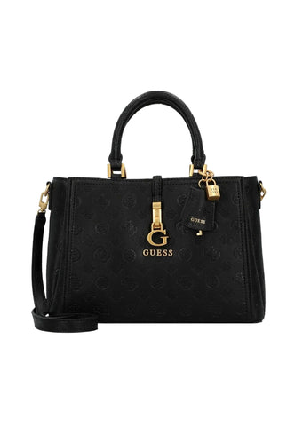 GUESS G James Logo Borsa Girlfriend Satchel Black PD921306 - Sandrini Calzature e Abbigliamento
