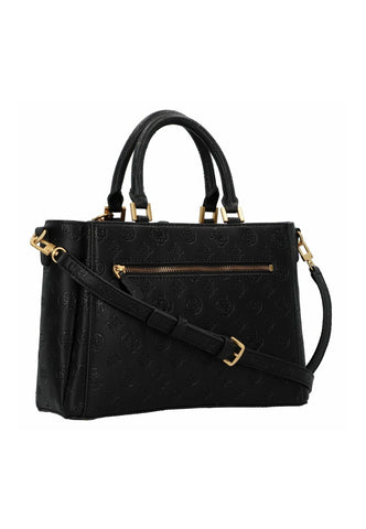 GUESS G James Logo Borsa Girlfriend Satchel Black PD921306 - Sandrini Calzature e Abbigliamento