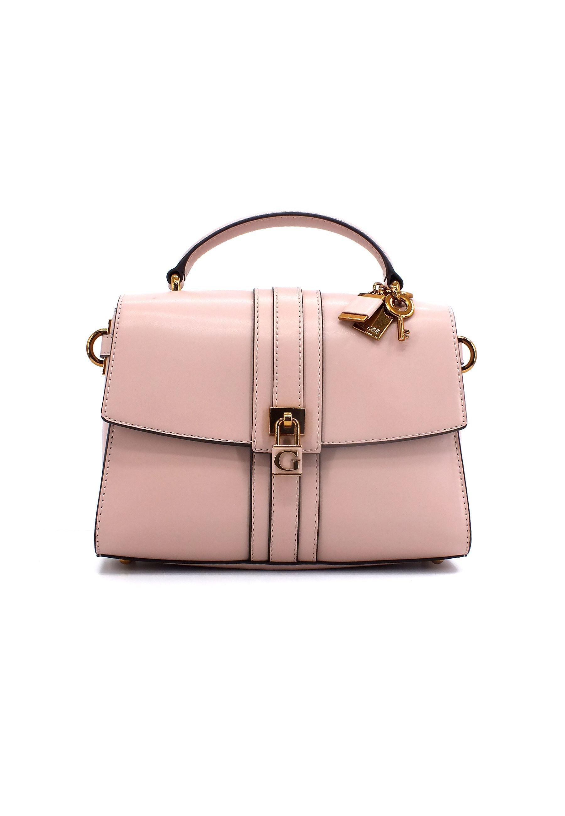 GUESS Ginevra Borsa Top Handle Rosewood VZ873420 - Sandrini Calzature e Abbigliamento