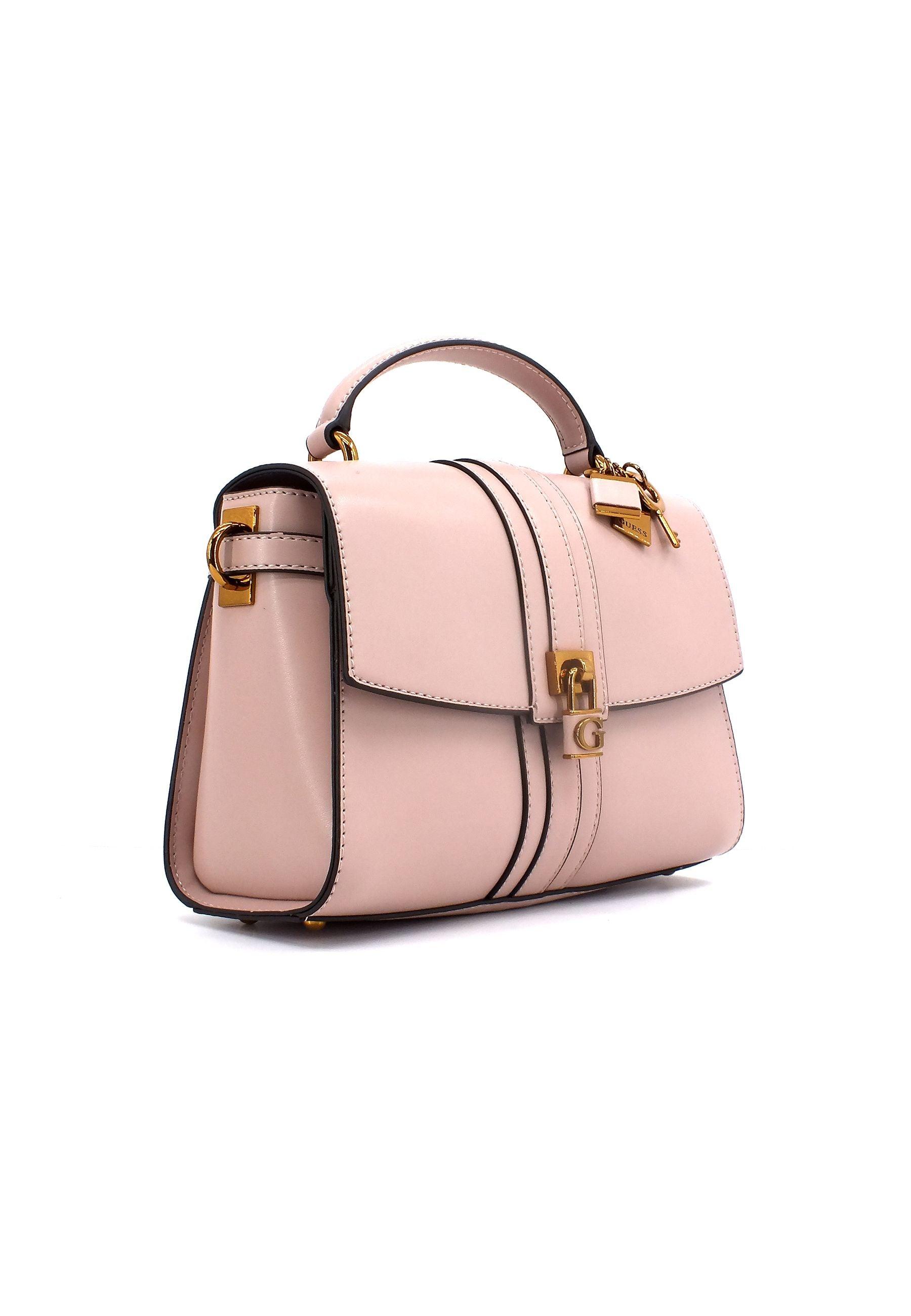 GUESS Ginevra Borsa Top Handle Rosewood VZ873420 - Sandrini Calzature e Abbigliamento