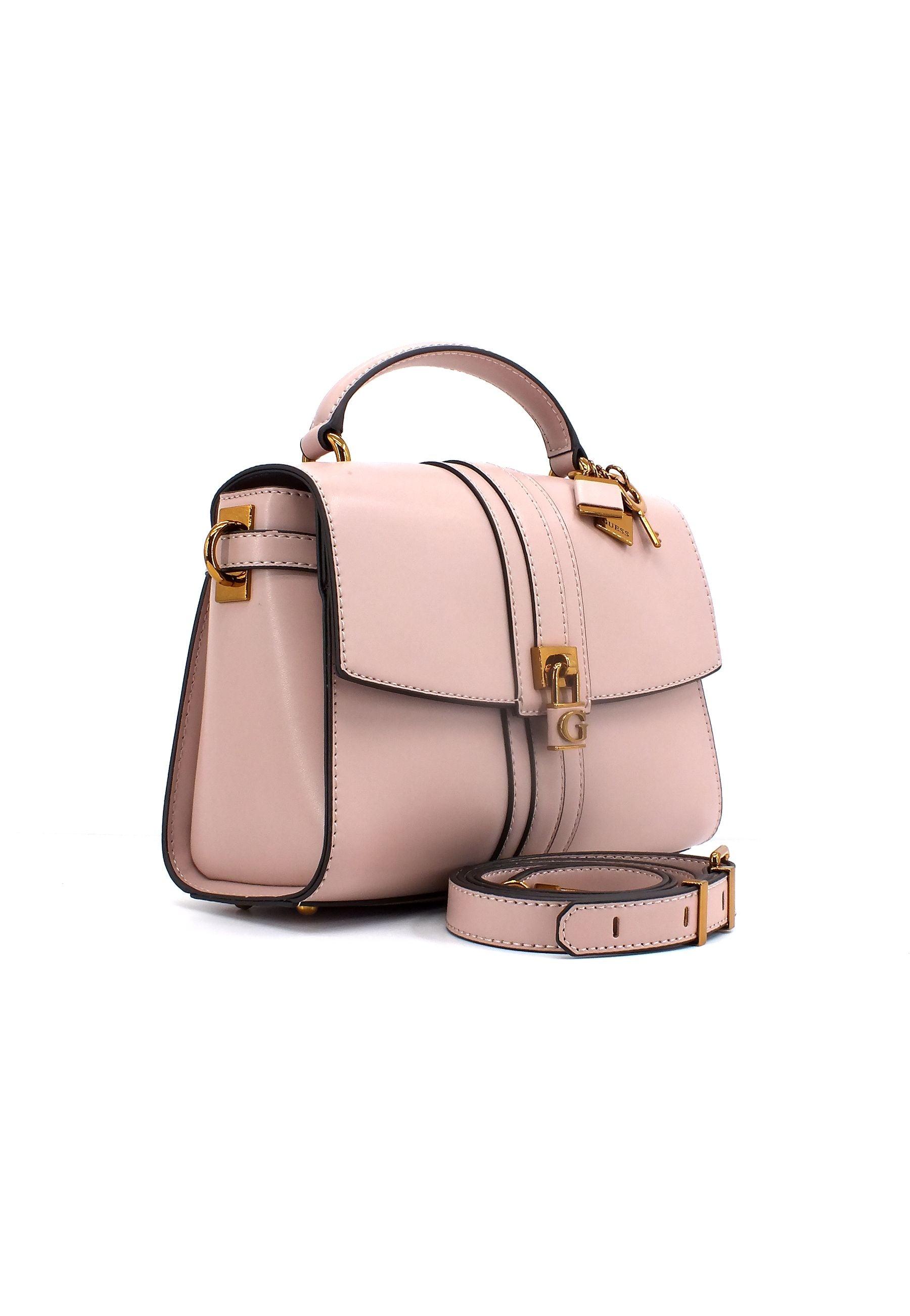 GUESS Ginevra Borsa Top Handle Rosewood VZ873420 - Sandrini Calzature e Abbigliamento