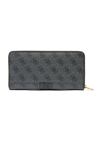 GUESS Ginevra SLG Portafoglio Large Donna Coal Logo SB867563 - Sandrini Calzature e Abbigliamento
