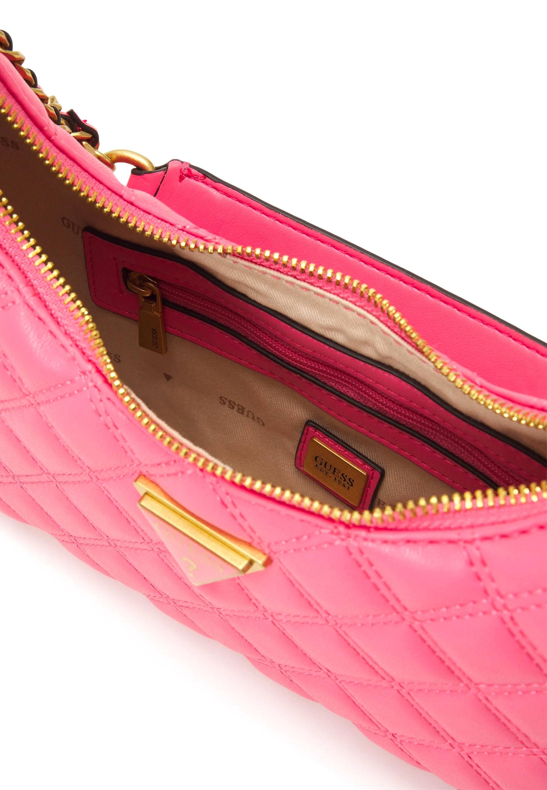 GUESS Giully Borsa Shoulder Watermelon Rosa QA874818 - Sandrini Calzature e Abbigliamento