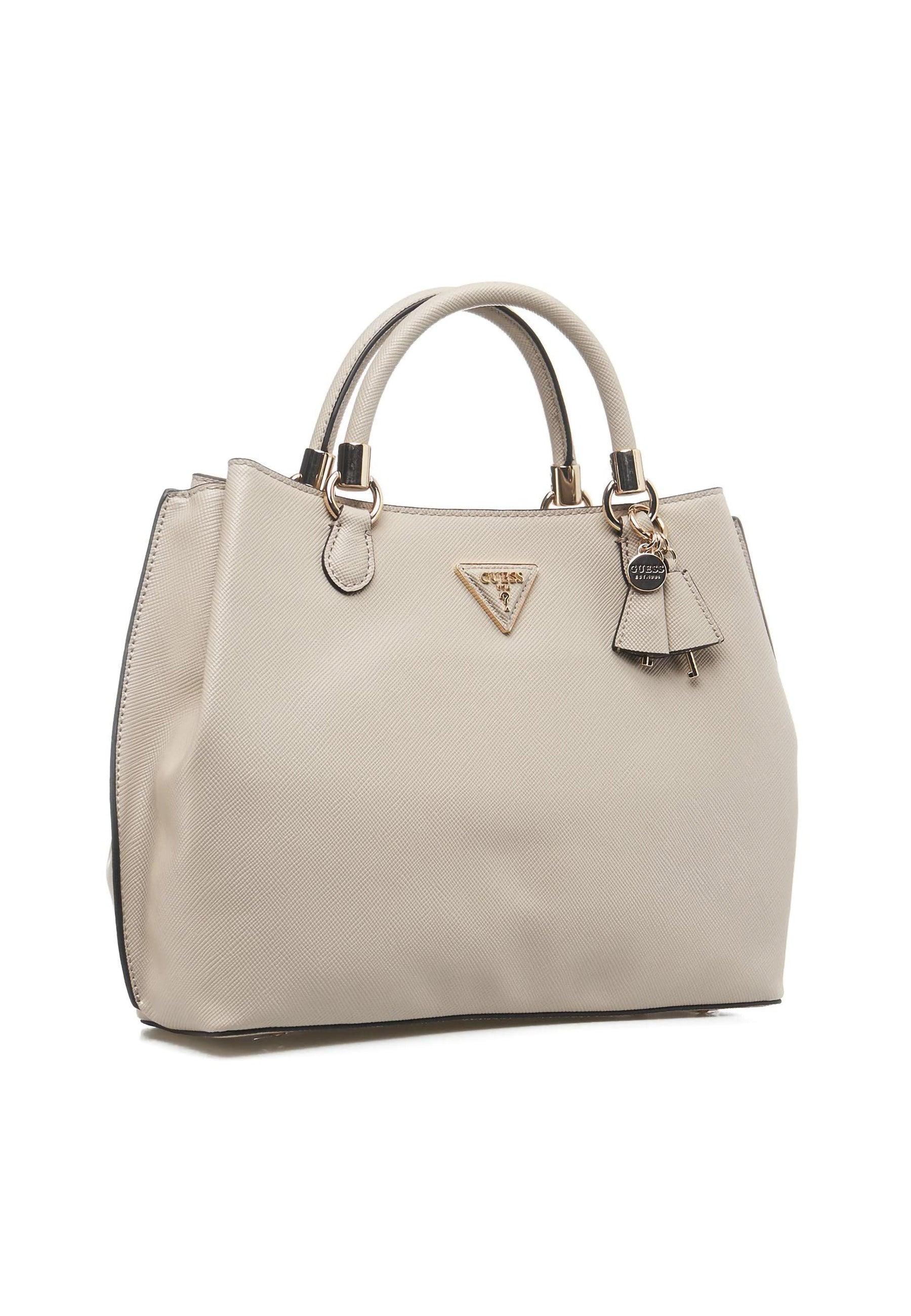 GUESS Gizele Borsa Girlfriend Carryall Donna Taupe Beige VG919523 - Sandrini Calzature e Abbigliamento