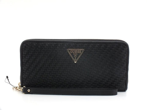 GUESS Hassie SLG Portafoglio Zip Around Black VG839746 - Sandrini Calzature e Abbigliamento