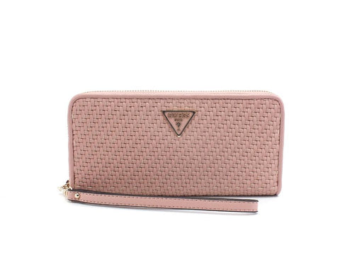 GUESS Hassie SLG Portafoglio Zip Around Rosewood VG839746 - Sandrini Calzature e Abbigliamento