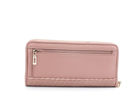 GUESS Hassie SLG Portafoglio Zip Around Rosewood VG839746 - Sandrini Calzature e Abbigliamento